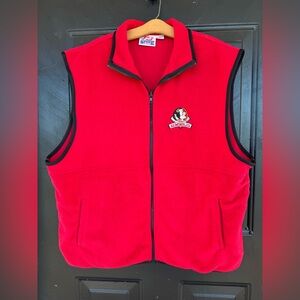 Vintage Florida State Seminoles Fleece Vest XL